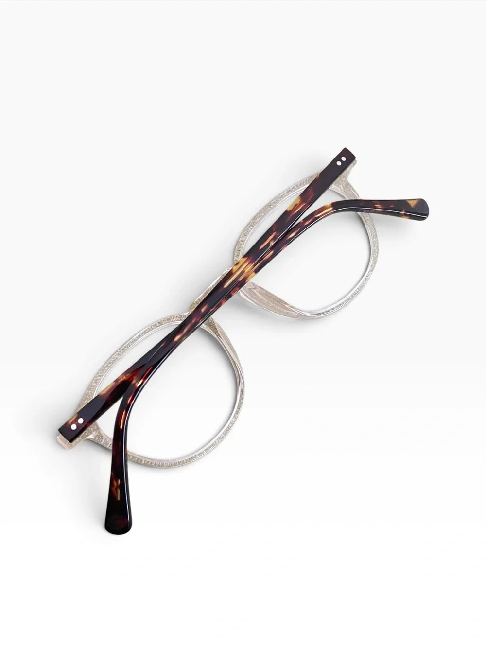 Brooklyn Ellison Men's Women's Crystal Tortoise 49-20-150mm Eyewear Frames &Case